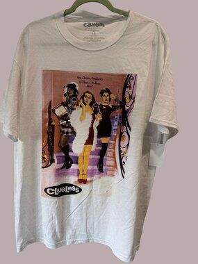 Clueless Movie Graphic T-Shirt Large White 2022 Paramount Pictures